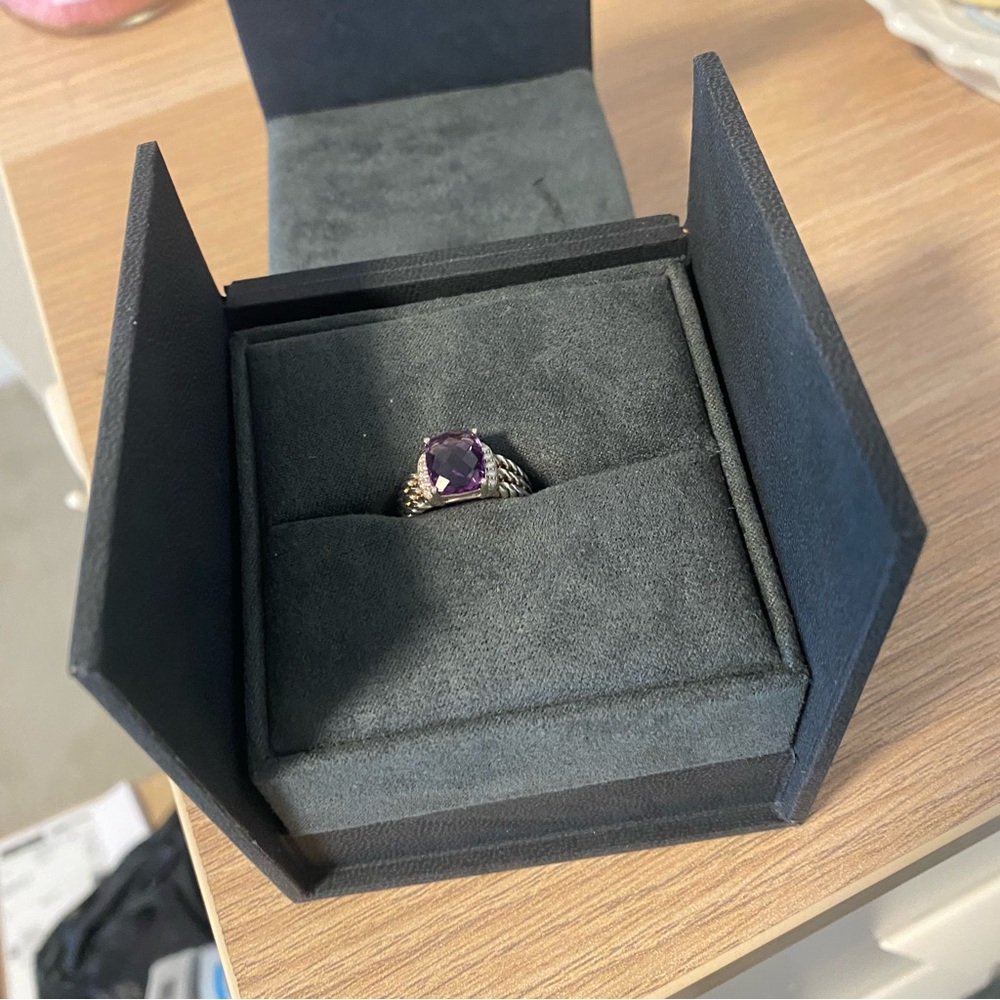 David Yurman purple gem ring